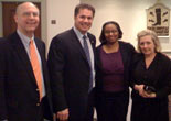 At the 2009 VTLA Convention in Williamsburg, Va. From left to right: Andy Reinhardt, U.S. Congressman Bruce Braley, Stacey Smith and Andy's wife, Monette. Andy introduced Bruce Braley to his VTLA friends.