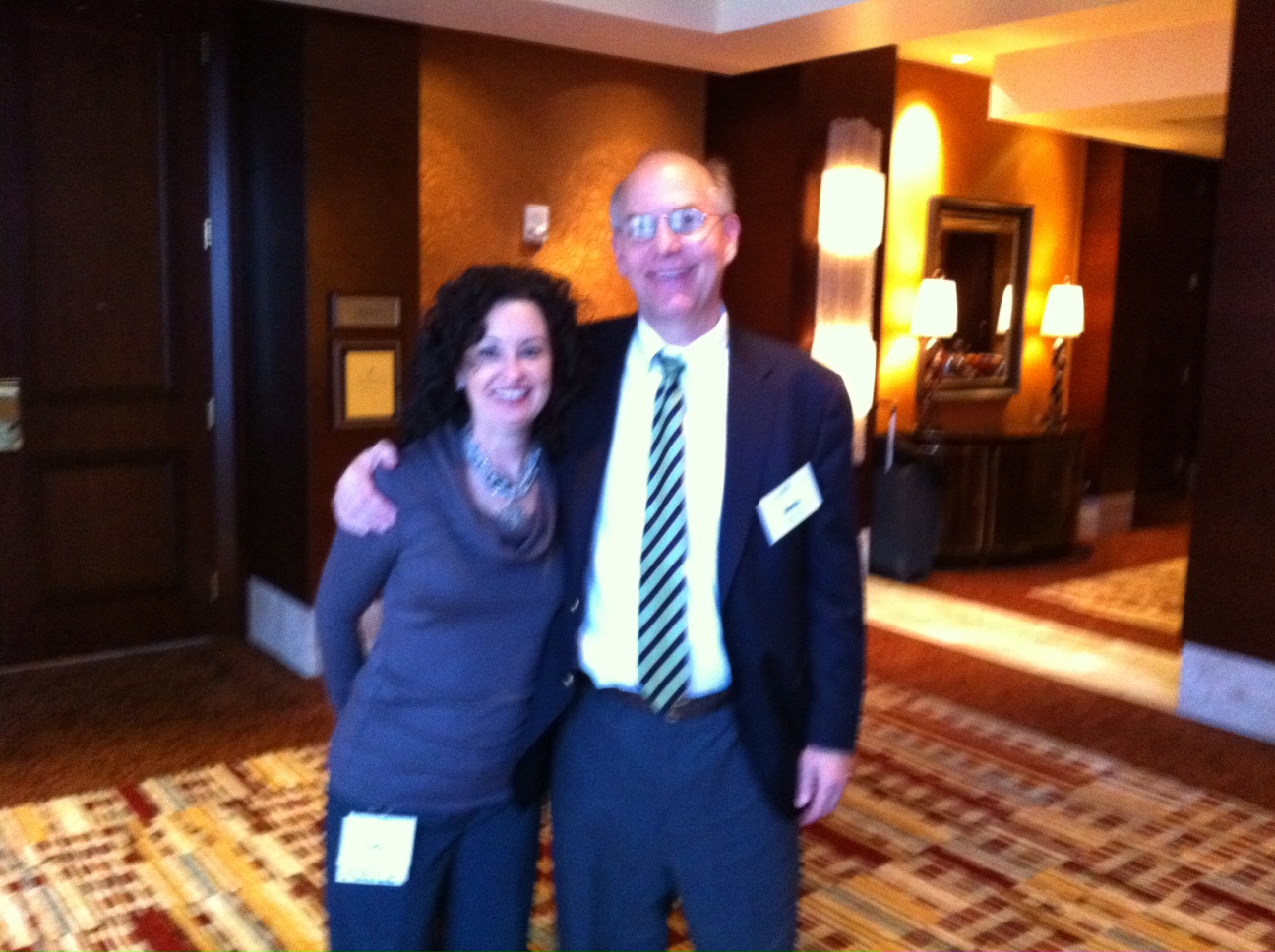 After speaking to the National Association of Trial Lawyer Executives (NATLE) in Denver, CO in November of 2010, Andy posed with NATLE executive, Kathleen Wilson.