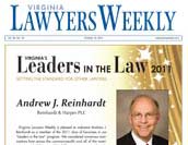 Virginia Lawyers Weekly - Leaders in the law named.