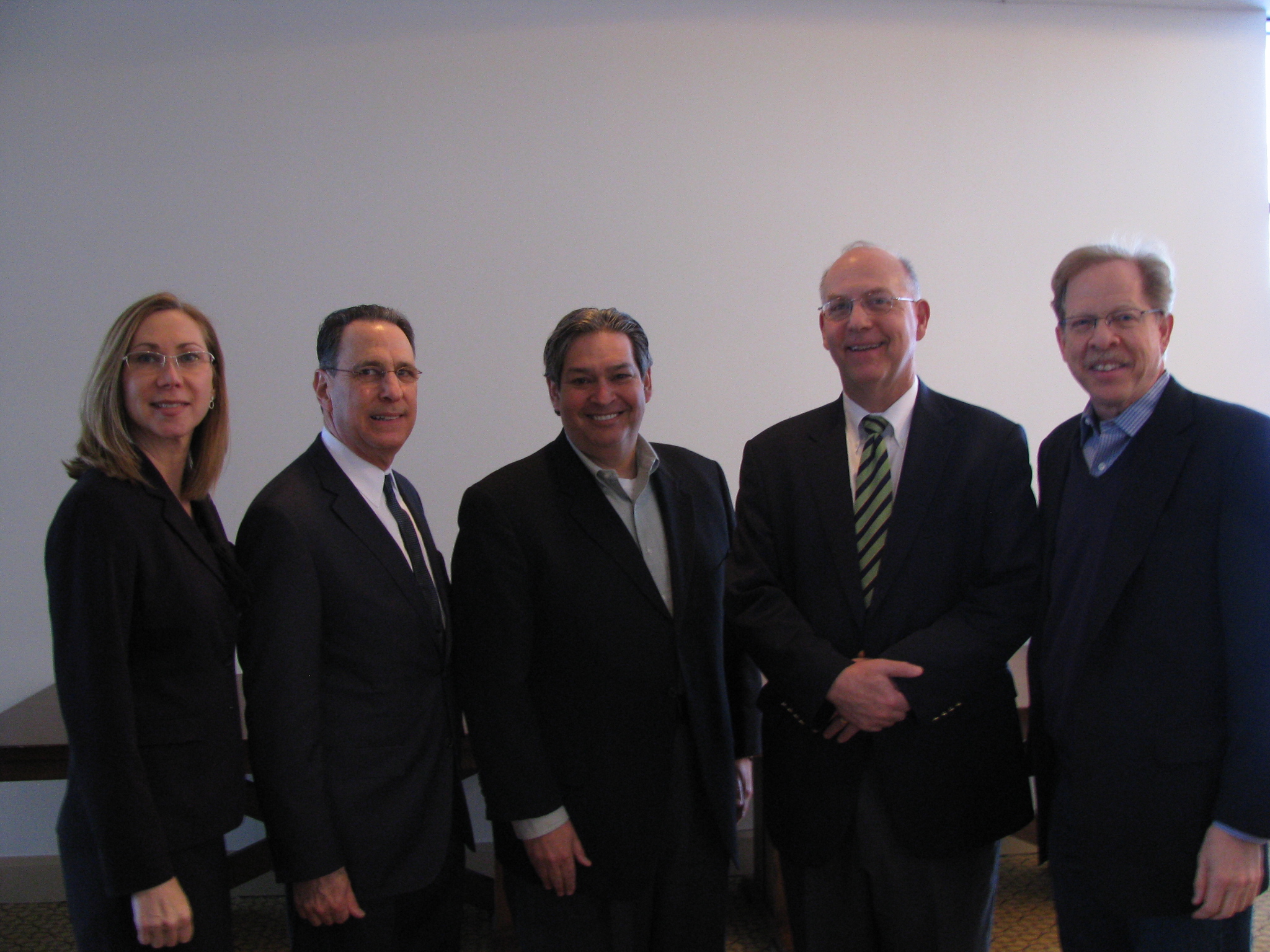 In January of 2011 Andy spoke to the workers’ compensation section of the Michigan Advocates of Justice. After speaking to the entire section, he posed with a few of the other speakers. Pictured: Lisa Welton, Joel Alpert, Richard Warsh, Andy Reinhardt, and Murray Gorchow. 